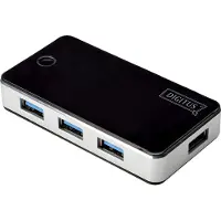 Digitus Concentrateur USB A avec 4 ports et alimentation externe