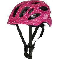 Crazy Safety Casque vélo Striped avec coque In-Mold en polycarbonate 0156 Rose M (54-58cm)