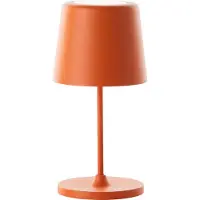 Brilliant Lampe de table LED portable Kaami | hauteur : 37 cm | 2W 310 lm 3000K | dimmable par variateur tactile | rechargeable par USB | orange