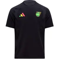 Adidas Jamaica Tiro Travel Short Sleeve T-shirt Noir S Homme