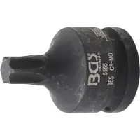 Bgs Embout de force entraînement carré intérieur 20 mm (3/4") profil T (pour Torx) T65 - 5565