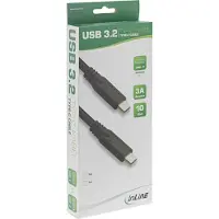 InLine 35705A Câble USB 3.2 Gen.1x2, USB type-C mâle/mâle, noir, 5m