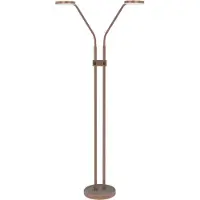 Highlight Lampe de lecture LED à deux lampes Malaga chocolat