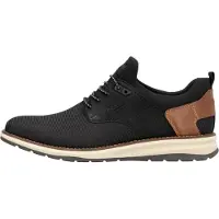 Rieker Chaussure de sport à lacets marron / noir