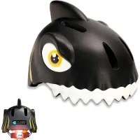 Crazy Safety Shark, casque vélo, junior, noir