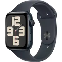 Apple Watch SE 2024 44 mm Minuit Bracelet Sport M/L