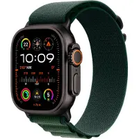 Apple Watch Ultra 2 4G 49 mm Noir Boucle Alpine Vert M