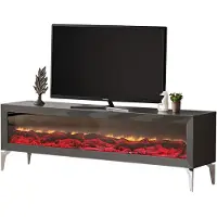 Xl Moebel Gmbh Kamin Tisch Sideboard TV Ständer Wohnzimmer RTV Lowboard Grau Holz