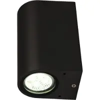 Heitronic Applique murale AMBOS ronde 2 - 2 x GU10 max 11W - aluminium moulé sous pression - anthracite
