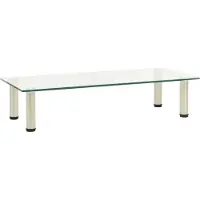 Sonstiges Meuble TV Transparent 80x35x17 cm Verre trempé