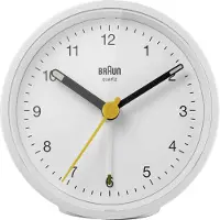 Braun Horloge murale et de table - - BC12W-67048 - Quartz - Blanc - Triangulaire