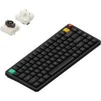 NUPHY Air75 V3 Kabellose Mechanische Tastatur Hot Swappable, 84 Taste 75% ANSI US Layout, Custom Low Profile, RGB LED, Gasket Mounted, Bluetooth/2.4GHz/USB-C, Schwarz Brown nano
