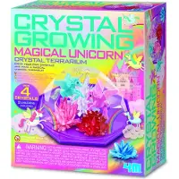 4M DIY set Magical Unicorn crystal terrarium