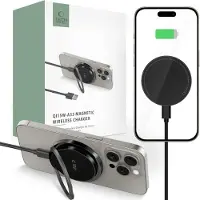 TechProtection Qi15W-A33 Chargeur magnétique sans fil Magsafe Noir