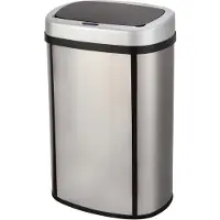 Kitchen Move Poubelle automatique 58l inox - - BAT-58LS06A SILVERY - majestic silver