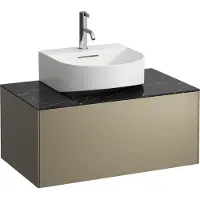 Laufen Tiroir sonar courant, 1 tiroir, pour lavabos à main montés en haut H816341, H816342, découpe centrale, H4054410341421