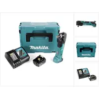 Makita DTM 51 RM1J Découpeur-ponceur multifonctions sans fil 18V Li-Ion + 1x Batterie BL 1840 18V 4,0 Ah Li-Ion + Chargeur DC 18 RC + Coffret Makpac