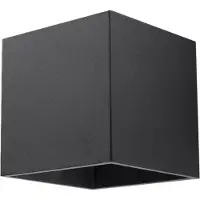Licht-Erlebnisse Applique Aluminium Noir G9 1 Quad