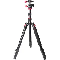 PATONA Tripod Pro Aluminium inkl Kugelko (Métal), Trépied, Noir