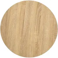 vidaXL Table de bistrot marron clair 40 cm MDF