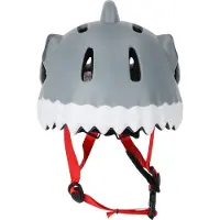 Crazy Safety Casque de vélo Shark avec design d'animal mignon 0107 Grey M (54-59cm)