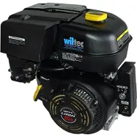 Wiltec LIFAN 190 Moteur essence – 403 x 449 x 433 mm – 10 kW (15 CV) – 420 ccm – 4 temps, Ø arbre 25,4 mm – capacité 6,5 L – OHV – Refroidi par air – Monocylindre Lanceur électrique – Kart Jardin
