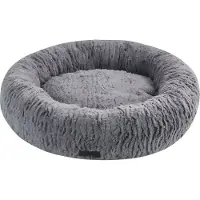 Nobby Lit pour chien Donut Nova gris, diamètre : 100 cm