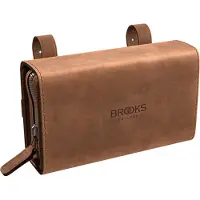 Brooks Sacoche en cuir D-Shape - Dark Tan