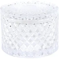 Clayre & Eef Pot en verre Ø 11x8 cm Verre