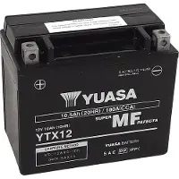 Yuasa Batterie W/C sans entretien activée en usine - YTX12 FA