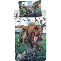 Jurassic World linge de lit douillet en coton, 140x200 cm & 70x90 cm