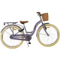 Volare Vélo enfant Blossom - Fille - 26 pouces - Violet - Deux freins à main