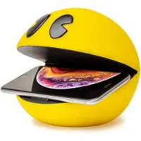 Teknofun PACMAN Chargeur sans fil pour téléphone portable Jaune