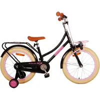 Volare Vélo enfant Excellent - Fille - 18 pouces - Noir - 95 % assemblé