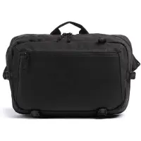 Chrome Kadet Max - Sac à bandoulière 15" 39,5 cm (toile noire et cuir)