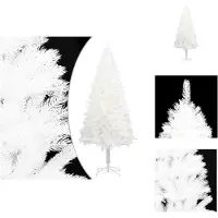 vidaXL Sapin de Noël artificiel Aiguilles naturelles Blanc 240 cm - Sapins de Noël