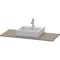 Duravit Console XSquare, 1 découpe, 1200x16x550mm, XS060F09090