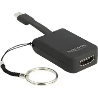 DeLOCK Avec porte-clés - Noir -