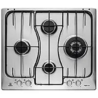Electrolux Table de cuisson à gaz RGG 6243 LOX en acier inoxydable à encastrer 4 brûleurs