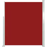 Syfax Auvent latéral rétractable 160 x 500 cm Rouge