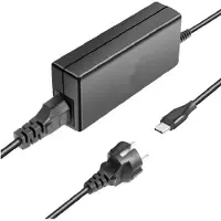 CoreParts MBXUSBC-AC0010 Netzteil & Spannungsumwandler Indoor 100 W Schwarz (MBXUSBC-AC0010)