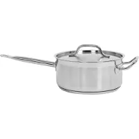 TRIZERATOP Casserole professionnelle avec couvercle 24 x 11 cm, 5 l