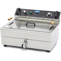 Maxima Friteuse électrique pour pâtisseries 1 x 20L avec robinet