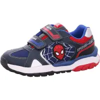 Geox Chaussures Tuono pour garçons, chaussures de sport à semelle adhérente, couleur bleue, pour un usage quotidien