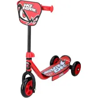 No Fear trottinette pour enfants - Scooter enfants garçons filles 3 roues - pour les petits enfants à partir de 3 ans - Max. 20 KG - Rouge