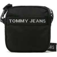 Tommy Hilfiger Sac Essential Square Reporter Tommy Jeans pour homme, noir, AM0AM11177-BDS