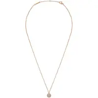Daniel Wellington Élégant collier en bronze avec balle scintillante Pavés DW00400625, (Bronze)