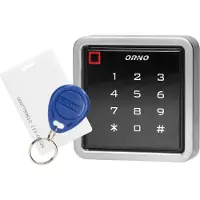 ORNO Serrure à combinaison avec lecteur de carte de proximité 125kHz et lecteur de porte-clés, étanche IP68 (OR-ZS-816)
