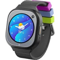 XPLORA X6Pro 3.05 cm (1.2") AMOLED Digital 390 x 390 pixels Touchscreen 4G Black Wi-Fi GPS (satellite)