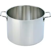 Demeyere Casserole sans couvercle, 24 cm | ronde | acier inoxydable 18/10